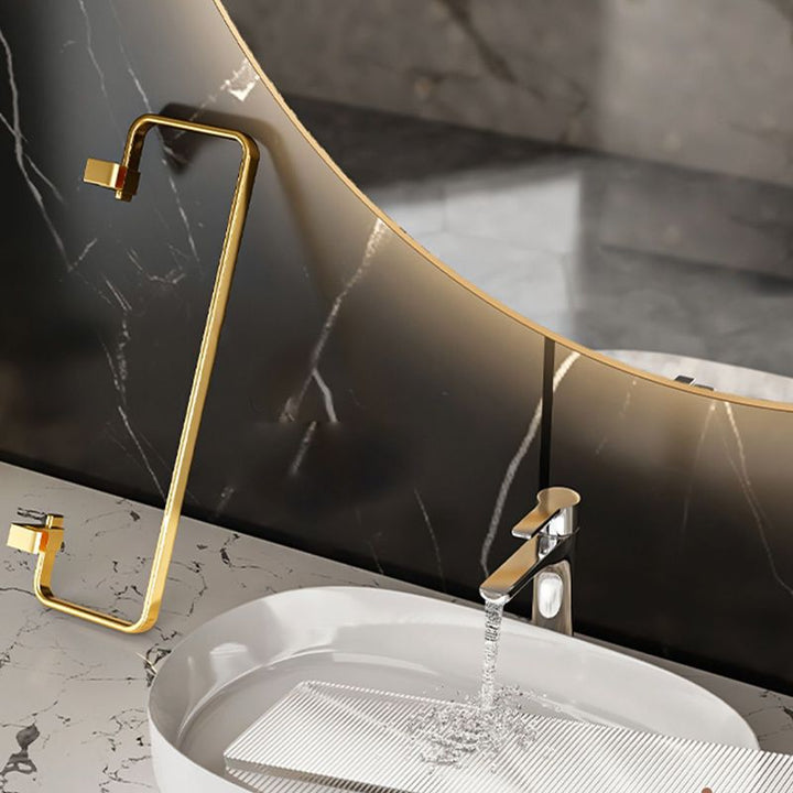 BowLift | Metal and Acrylic Bathroom Accessory Set Transparent Bathroom Accessories