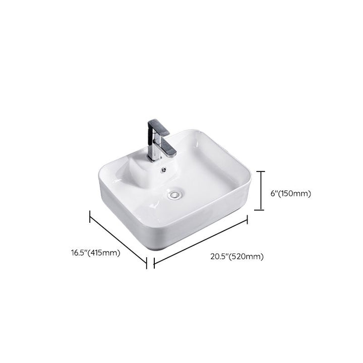BowLift | Modern Sink Solid Color Porcelain Sink