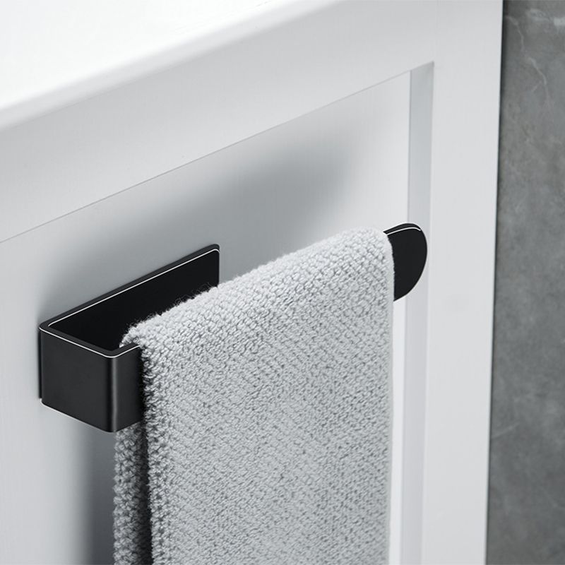 BowLift | Modern Towel Ring Bathroom Hardware Set Stainless Steel/Black Bath Hardware Set