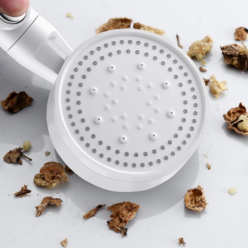 BowLift | 5 Sprays Shower Head Round Wall Mounted Plastic Wall Connector Holder Handheld Shower Head