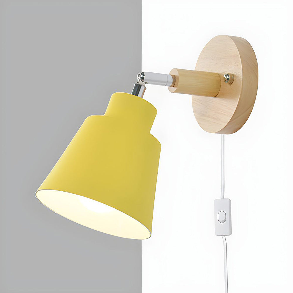 BowLift | Wall Light With Wood Accent For Bedroom