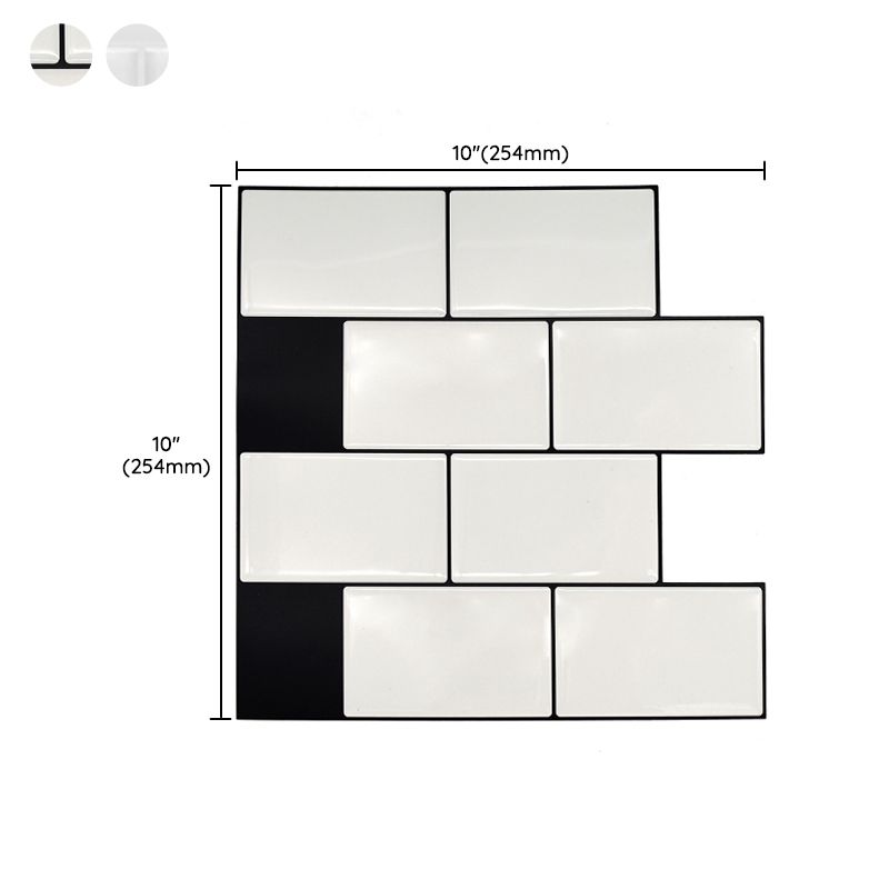 BowLift | PVC Peel-and-Stick Tiles Waterproof Peel-and-Stick Tiles with Square Shape