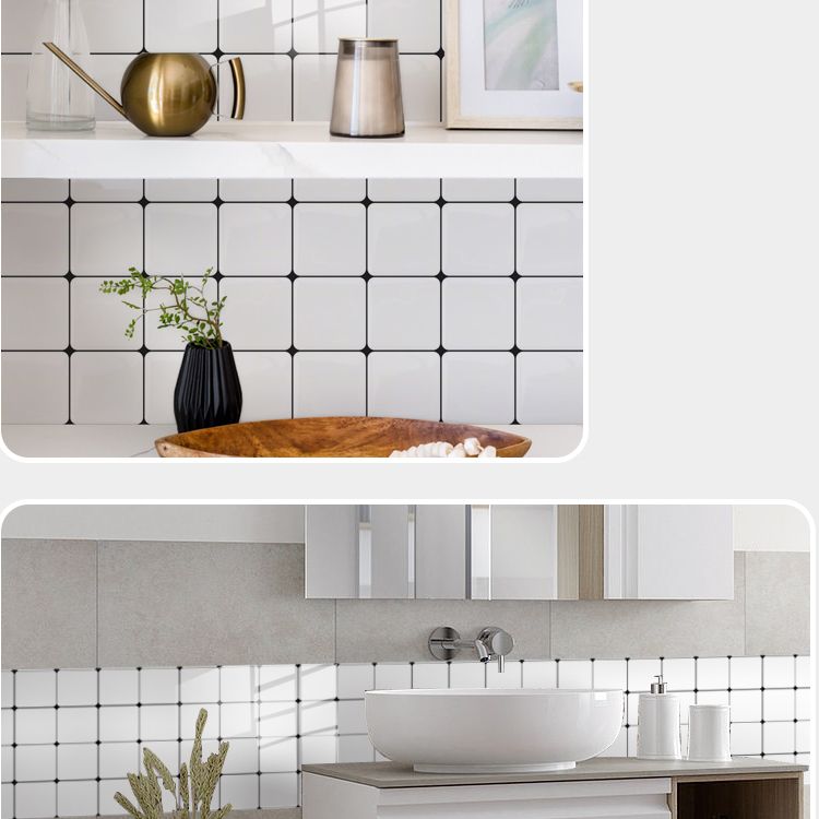 BowLift | Square Peel and Stick Back Wall Tile PVC Peel and Stick Tile for the Kitchen
