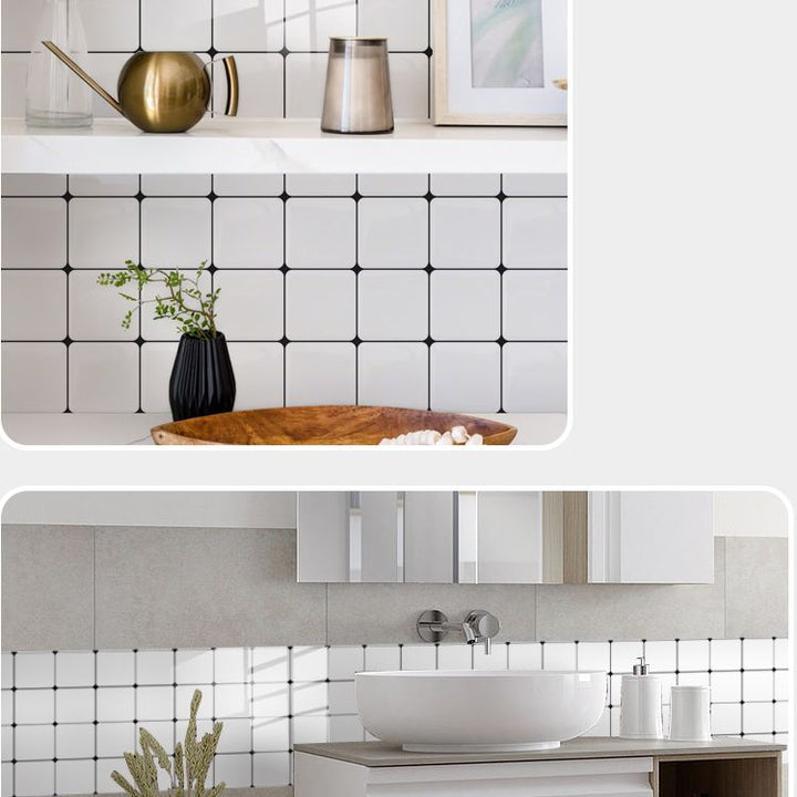 BowLift | Square Peel and Stick Back Wall Tile PVC Peel and Stick Tile for the Kitchen