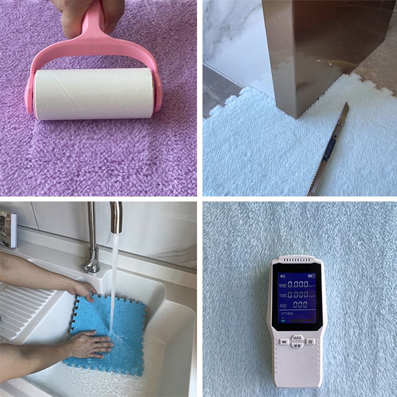 BowLift | Multicolored Level Loop Carpet Tile Non-Slip Composite Floor Tiles for Bedroom