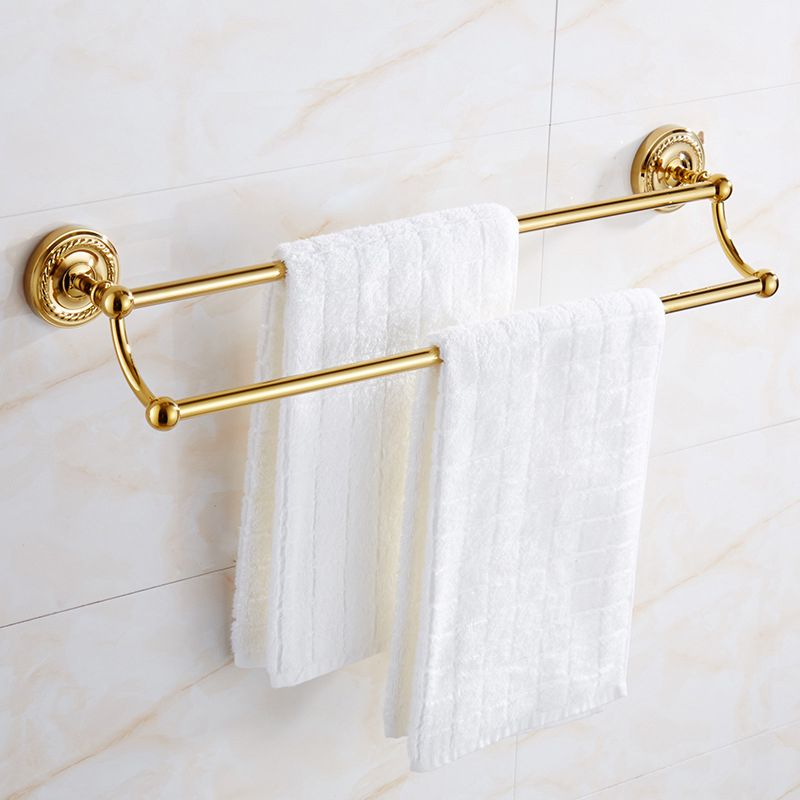 BowLift | Traditional Golden Bath Accessory Set Copper Bathroom Accessory Kit