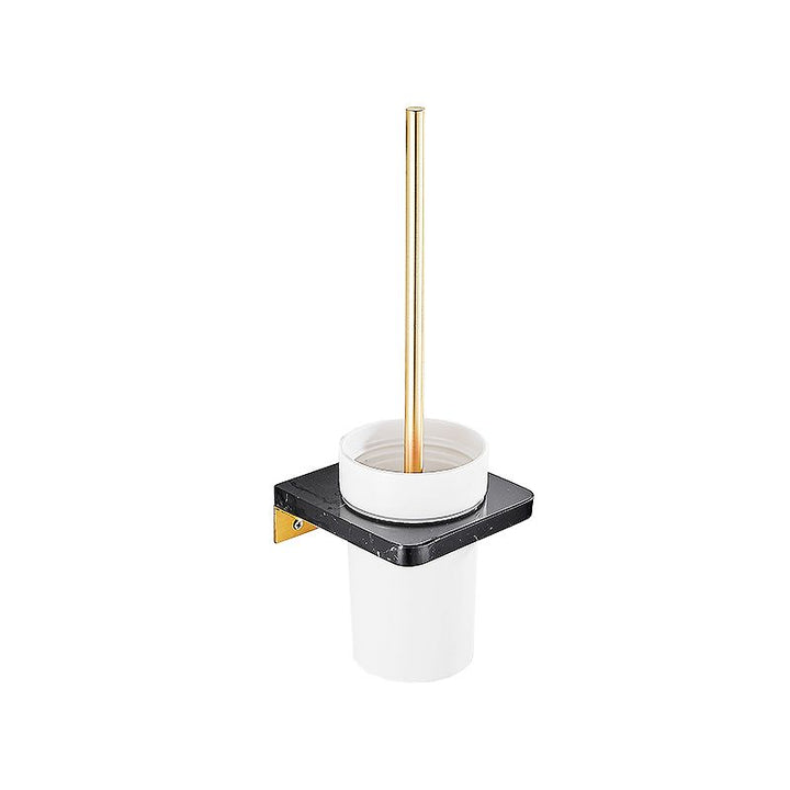 BowLift | Metal and Marble Bathroom Minimalist Accessory as a Single Piece or in a Set in Gold