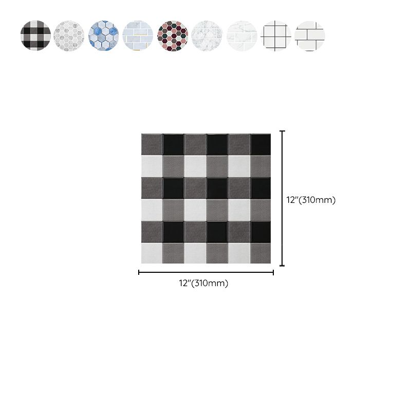 BowLift | Mosaic Tile Peel & Stick Tile PVC Kitchen Backsplash Peel and Stick Wall Tile
