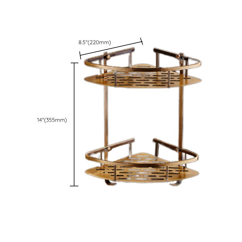 BowLift | Vintage Bronze Bathroom Accessories Set Brushed Brass Towel Bar/Paper Holder/Bath Shelf