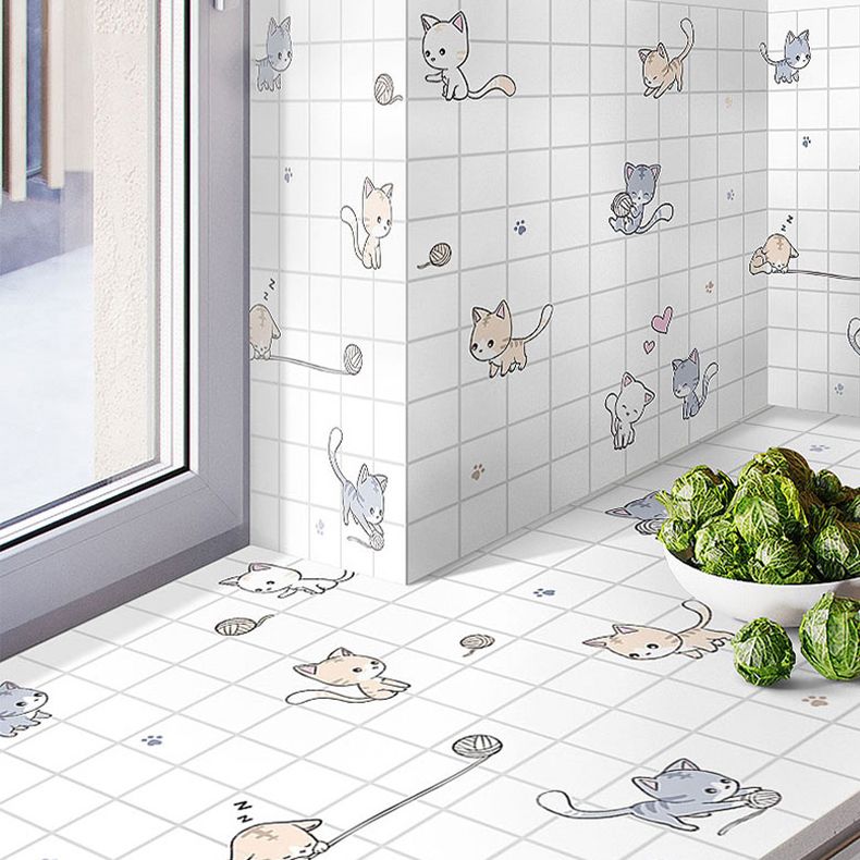 BowLift | Modern Peel-and-Stick Backsplash Tiles PVC Rectangular Wallpaper for Fireplace Surround