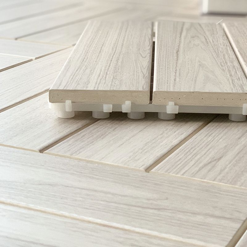 BowLift | Ground Patio Square Stripe Composite Waterproof Deck Board