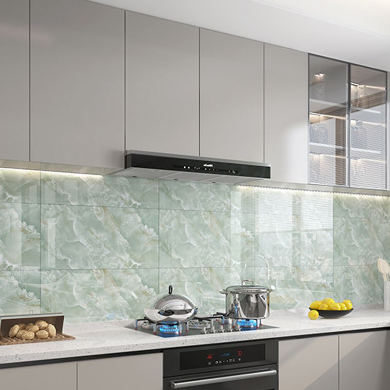 BowLift | Modern Peel and Stick Tile PVC Rectangular 10 Pack Peel & Stick Field Tile for the Kitchen