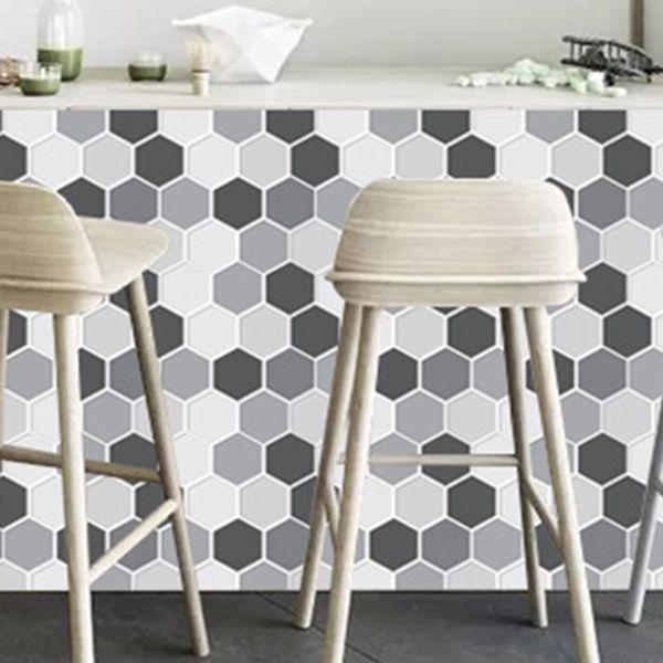 BowLift | Mosaic Tiles Wallpaper PVC waterproof for peeling and sticking Mosaic tiles with hexagonal shape