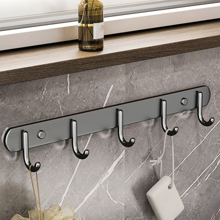 BowLift | Modern gray bathroom accessory set bathroom shelf bath hardware set