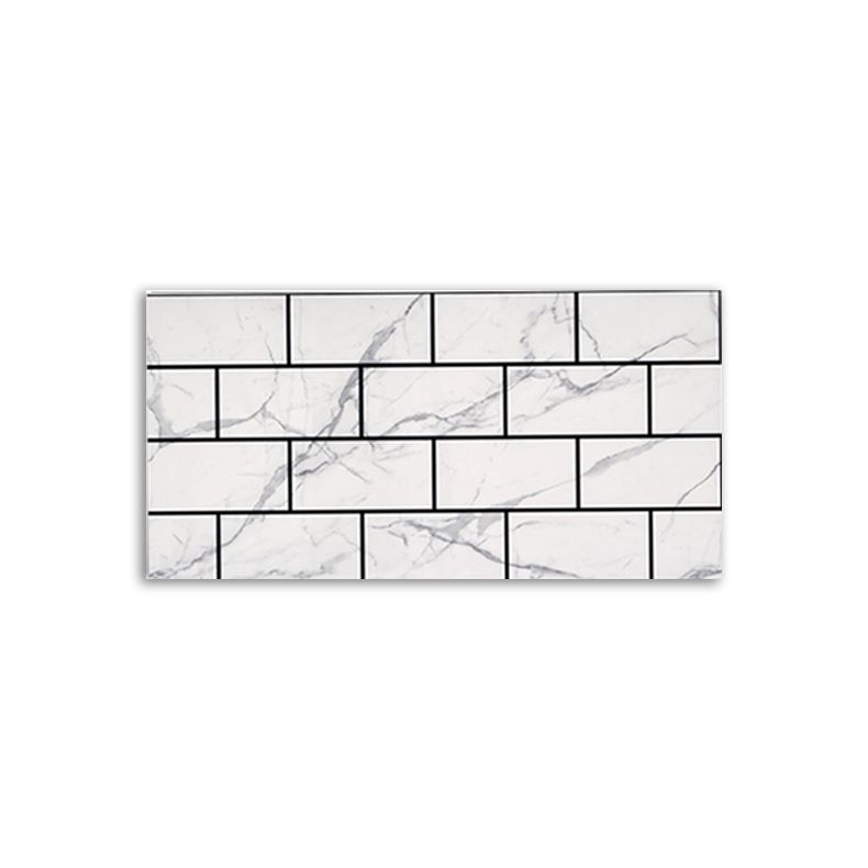BowLift | Brick Joint Peel & Stick Tile 30 cm x 60 cm Rectangular PVC Wallpaper