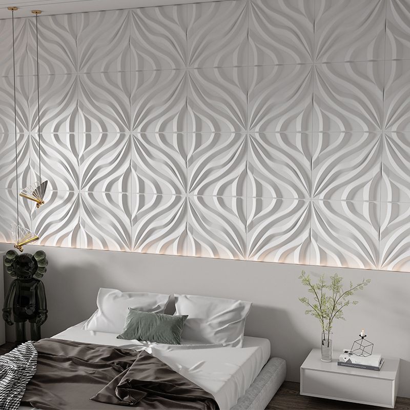 BowLift | Modern square wall panel Peel and stick texture pattern wall covering