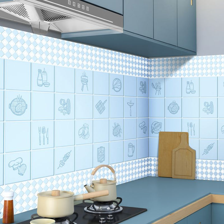 BowLift | Modern Tiles - Peel and Stick Plastic Square Peel and Stick Wall Tiles for the Kitchen