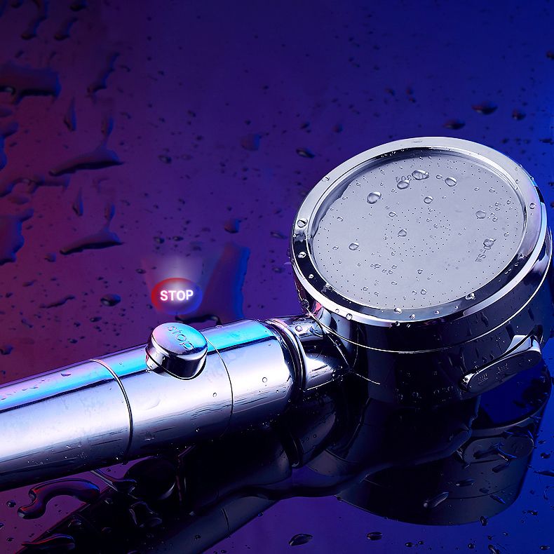 BowLift | Contemporary Handheld Showerhead Round 3 Settings Sprayhead in Silver
