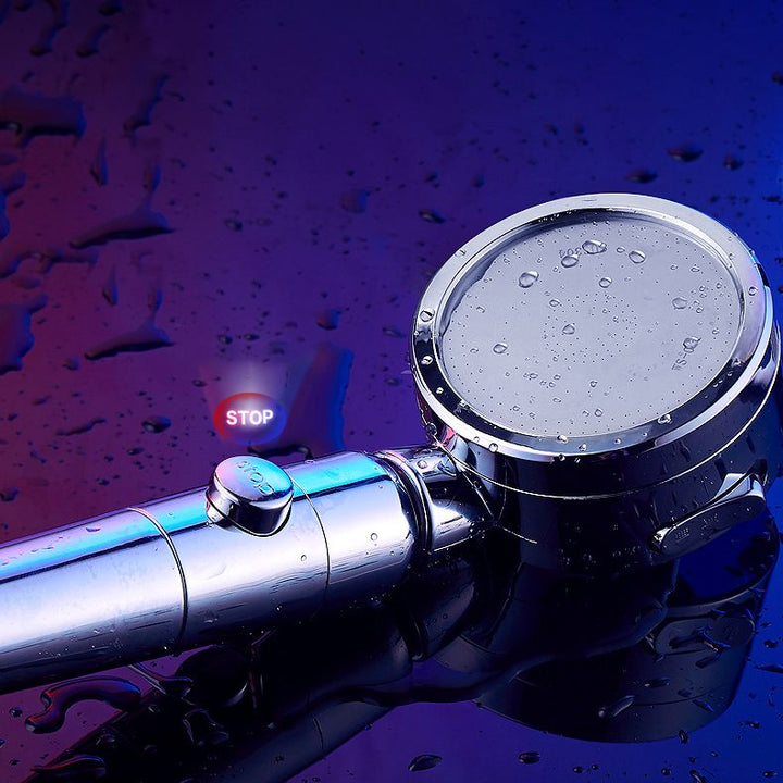 BowLift | Contemporary Handheld Showerhead Round 3 Settings Sprayhead in Silver
