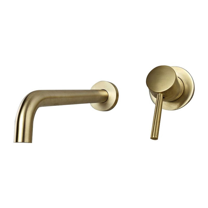 BowLift | Wall-mounted Metallic Bathtub Faucet Low Arc Pipe Bathtub Tap