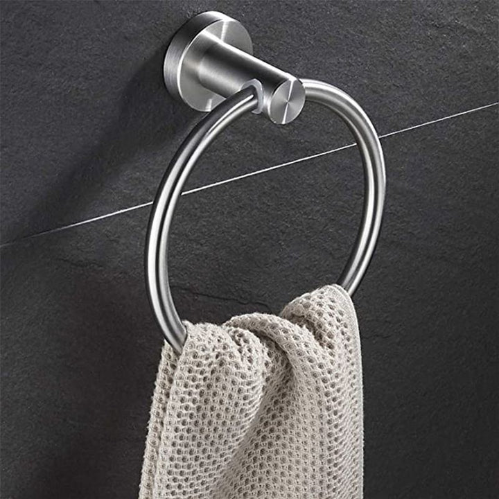 BowLift | Traditional 2-piece bathroom hardware set towel ring/paper holder