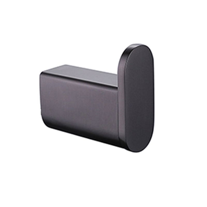 BowLift | Dark gray modern bathroom accessory set stainless steel bathroom accessory set