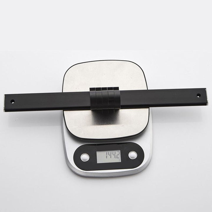 BowLift | 6-piece modern bathroom hardware set in matte black with bathroom shelf/towel holder & bathrobe hook
