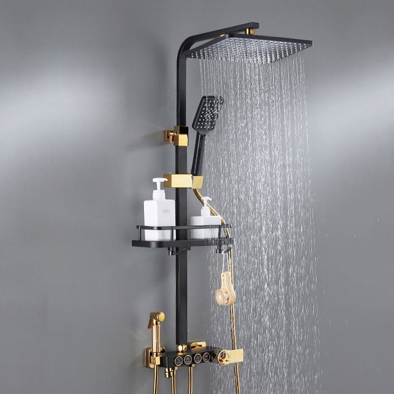 BowLift | Modern Shower System Wall-Mounted Stain-Resistant Shower System with Hand Shower