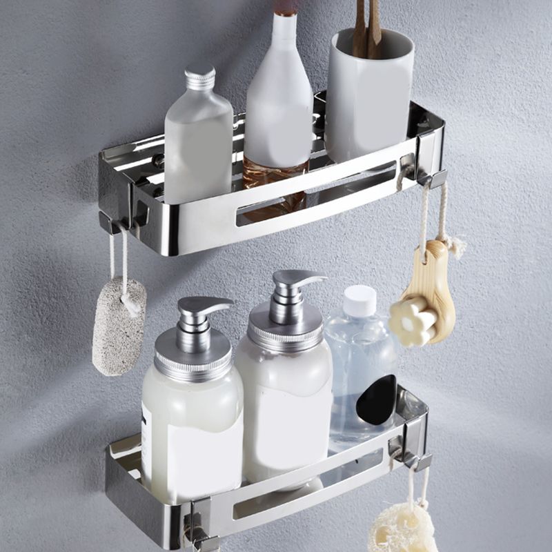 BowLift | Modern Stainless Steel Bathroom Accessory Set Rectangular & Triangle Bathroom Shelf