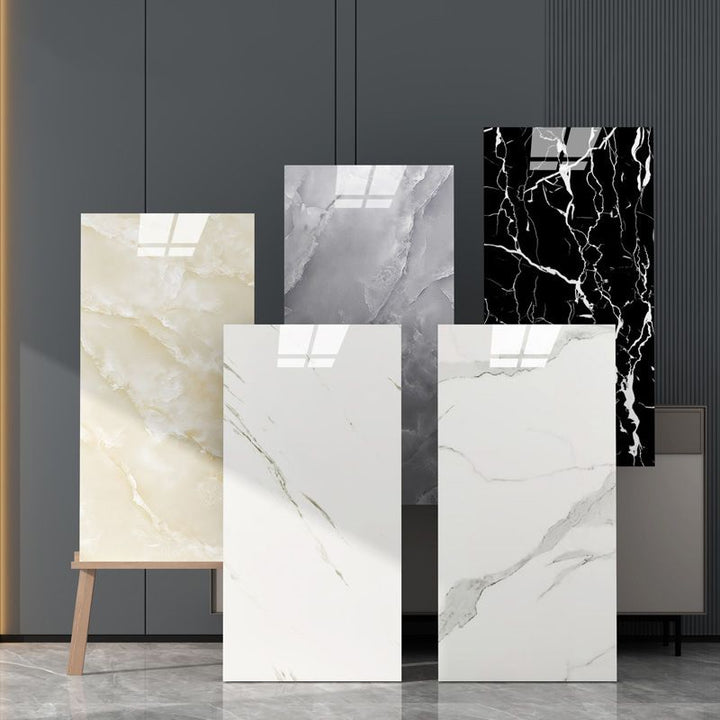 BowLift | Floor Wall Tiles Marble Pattern Wallpaper Rectangular Bathroom Kitchen Wallpaper