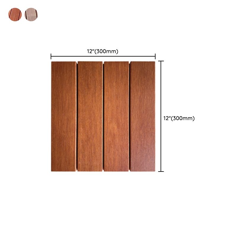 BowLift | Modern Style Square Wood Floor Corrosion-Resistant Outdoor Wood Floor