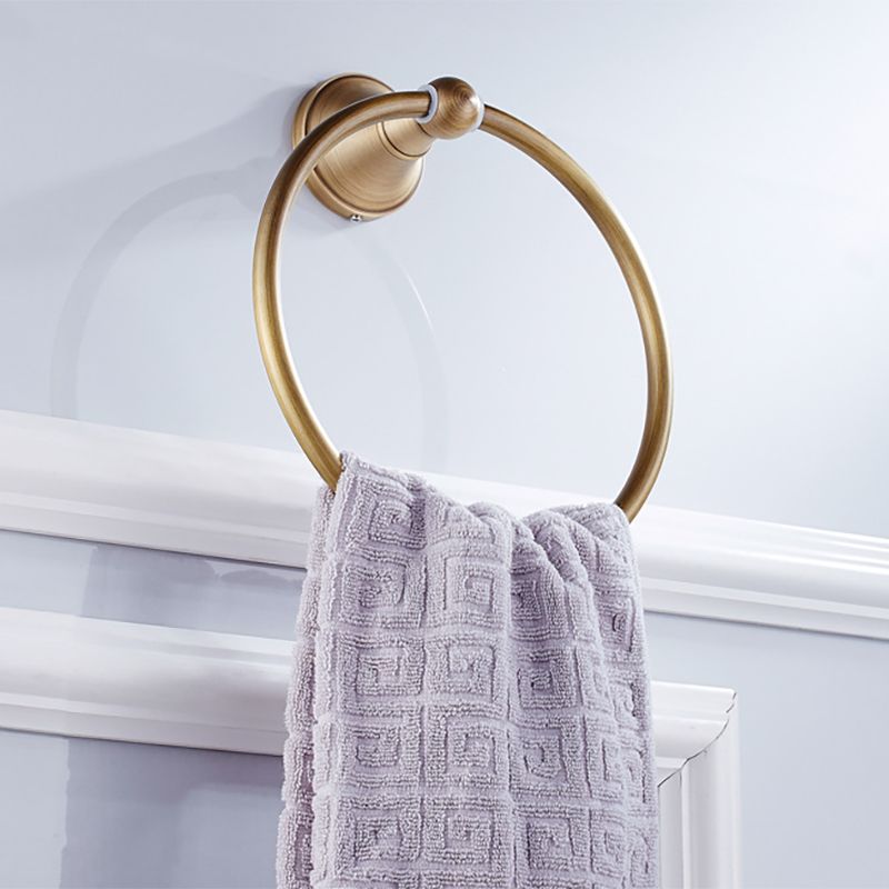 BowLift | Metal Bathroom Set 4-Piece Traditional Style Gold Bathroom Hardware Set