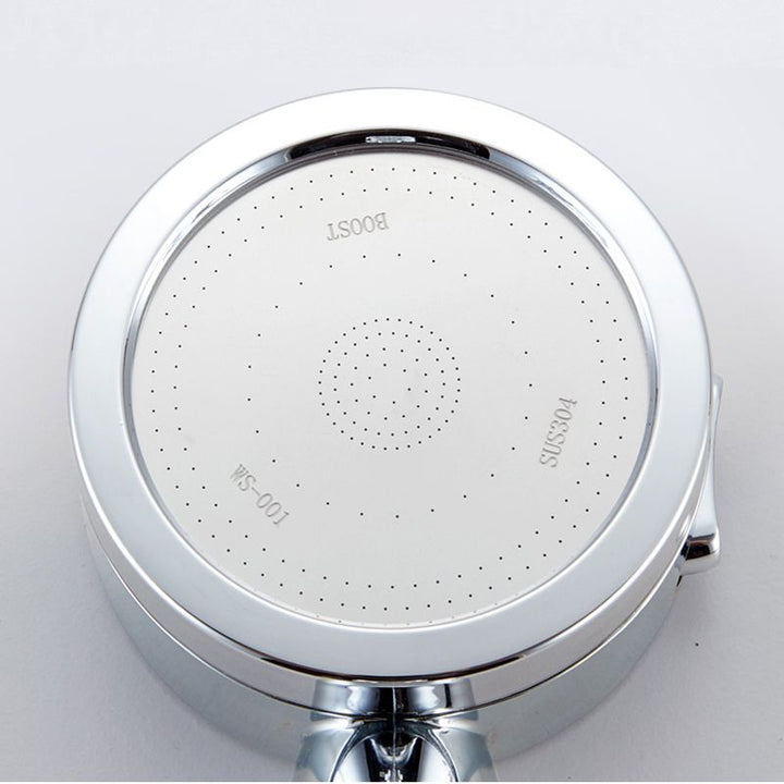 BowLift | Modern Showerhead Adjustable Spray Pattern Rotatable Round Handheld Showerhead