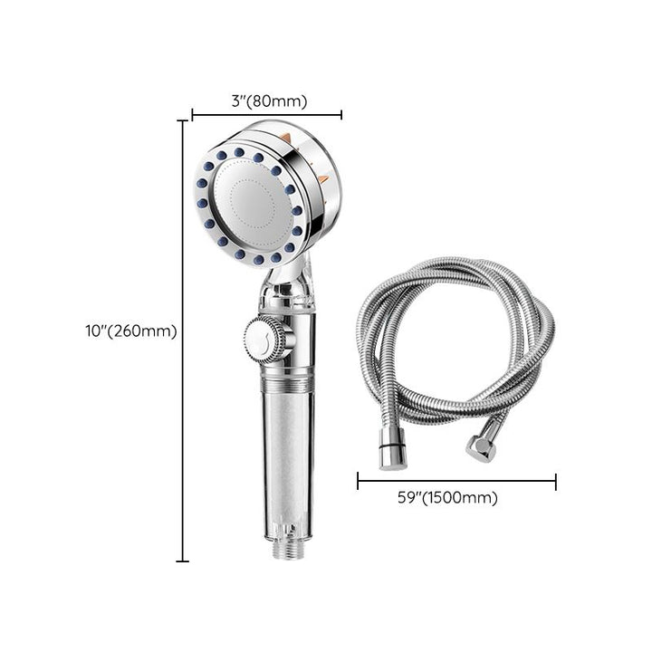 BowLift | Contemporary Handheld Supercharged Showerhead Round Turbo Spray Head