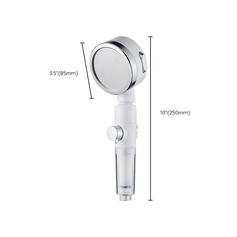BowLift | Modern Handheld Showerhead Silver Round Standard Showerheads
