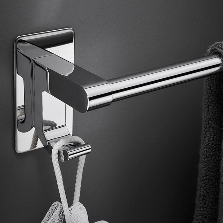 BowLift | Polished Chrome Bathroom Accessory Set Modern Bathroom Shelf Stainless Steel