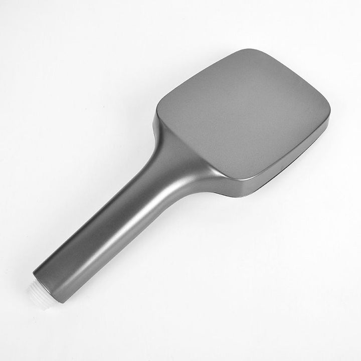 BowLift | Modern Gray Showerhead Combo Standard Spray Pattern Rectangular Large Showerhead