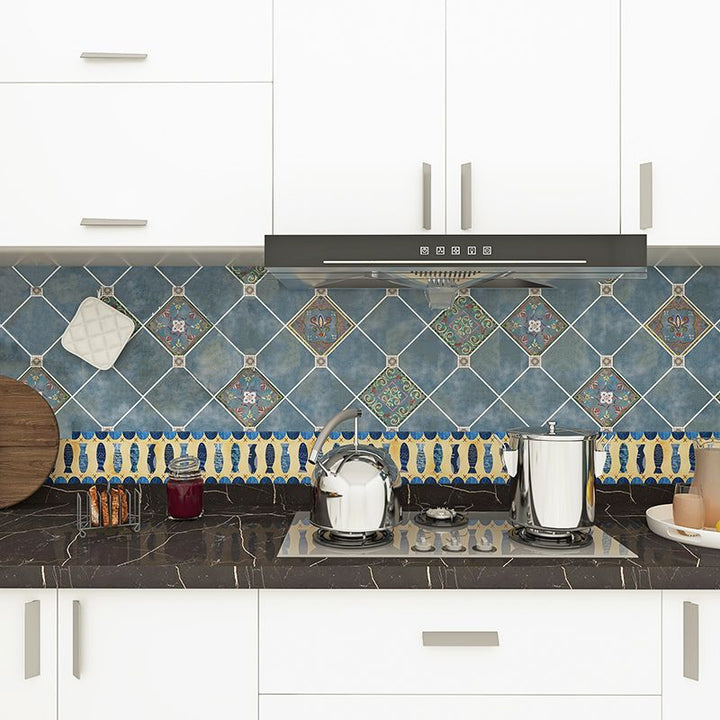 BowLift | Modern Peel and Stick Tile Mosaic Peel and Stick Splash Guard for the Bathroom