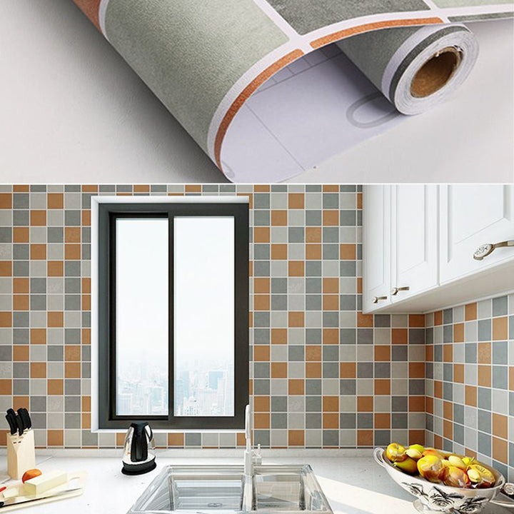 BowLift | Modern Peel and Stick Tiles PVC Square Wallpaper for Kitchen and Bathroom Splashback