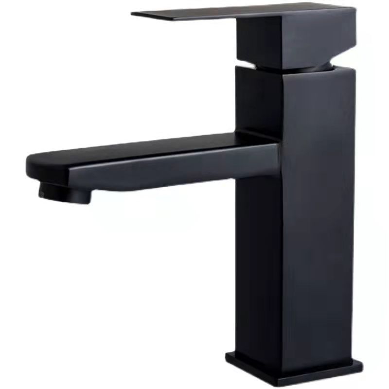 BowLift | Basic Centered Sink Faucet Monochrome Faucet Sink Bathroom Faucet