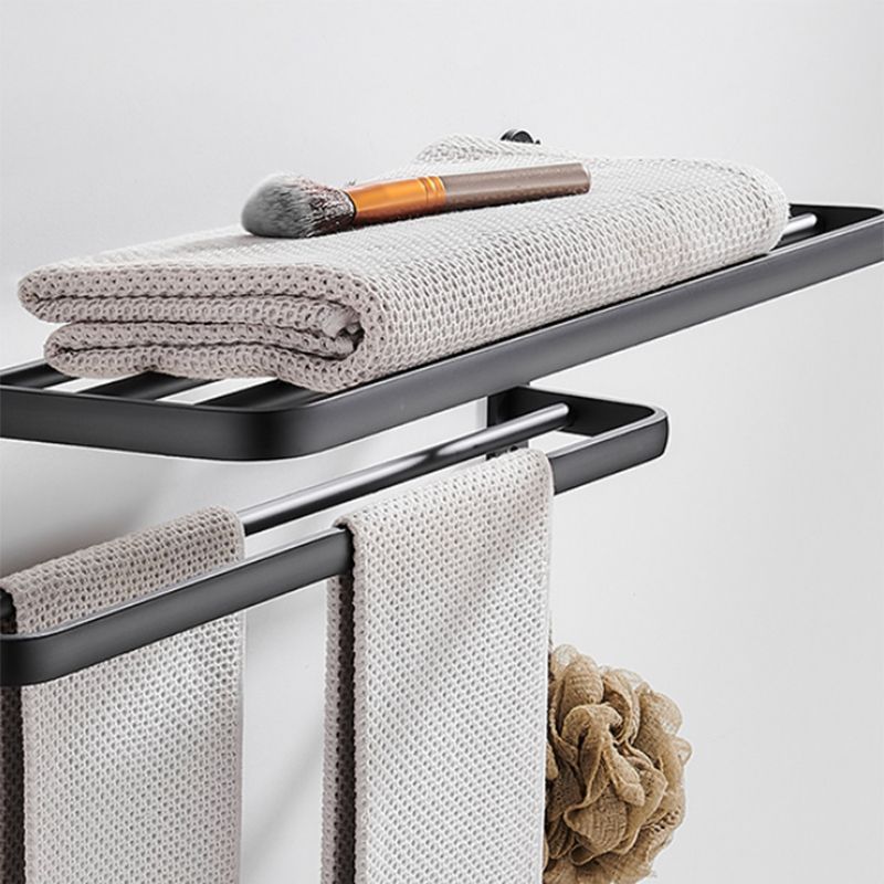 BowLift | Modern Bathroom Accessories Set Black Towel Bar Paper Holder Bathroom Accessories Kit