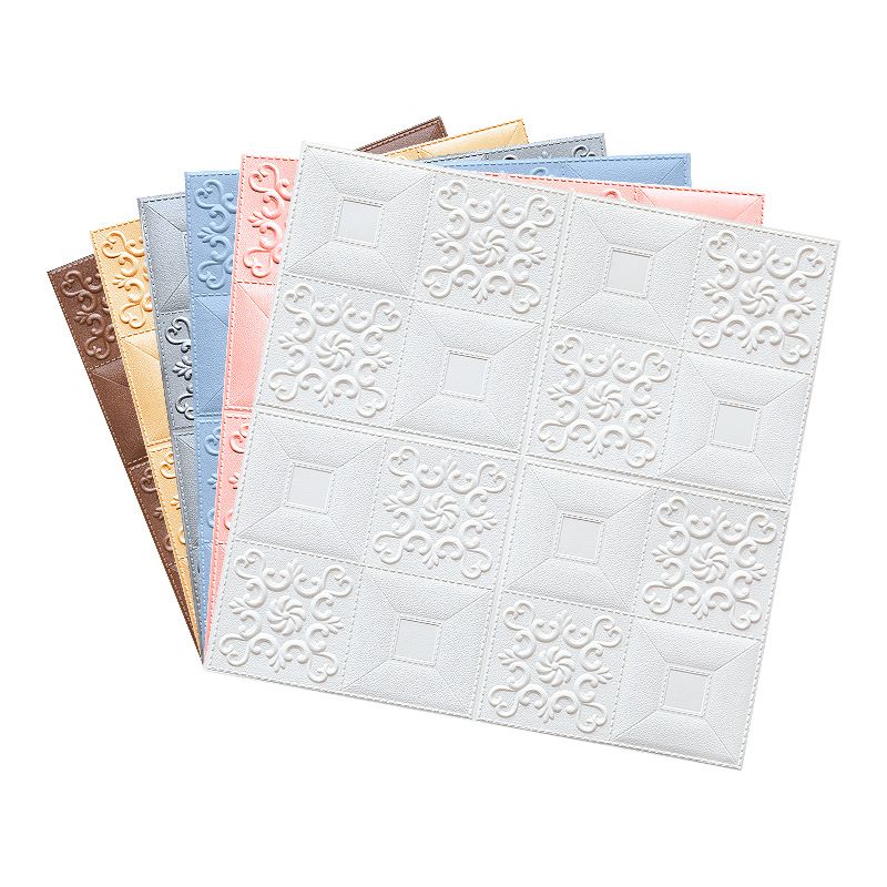 BowLift | Modern Wall Panel Peel and Stick Texture Effect Design Square Wall Panel