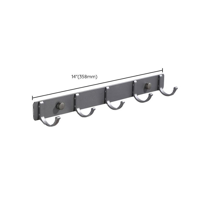 BowLift | Modern Bathroom Fixture Set Towel Bar Gray Bathroom Shelf Bathroom Set