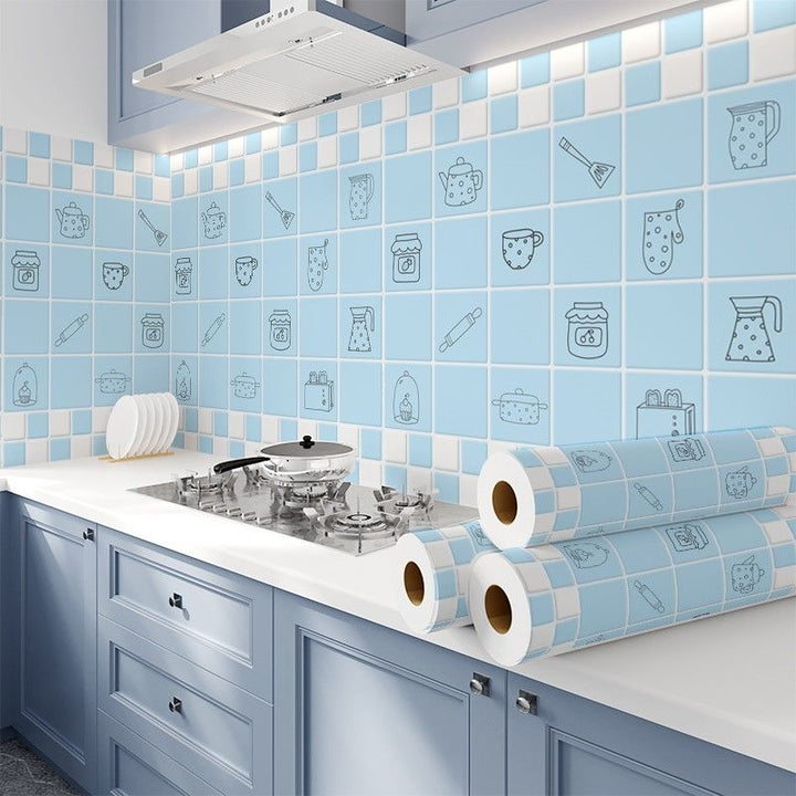 BowLift | Modern Peel & Stick Mosaic Tiles Plastic Grid Peel and Stick Backsplash for the Kitchen