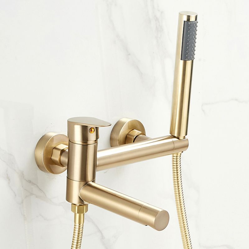 BowLift | Contemporary Wall Mounted Bathtub Filler Single Handle Metal Faucet