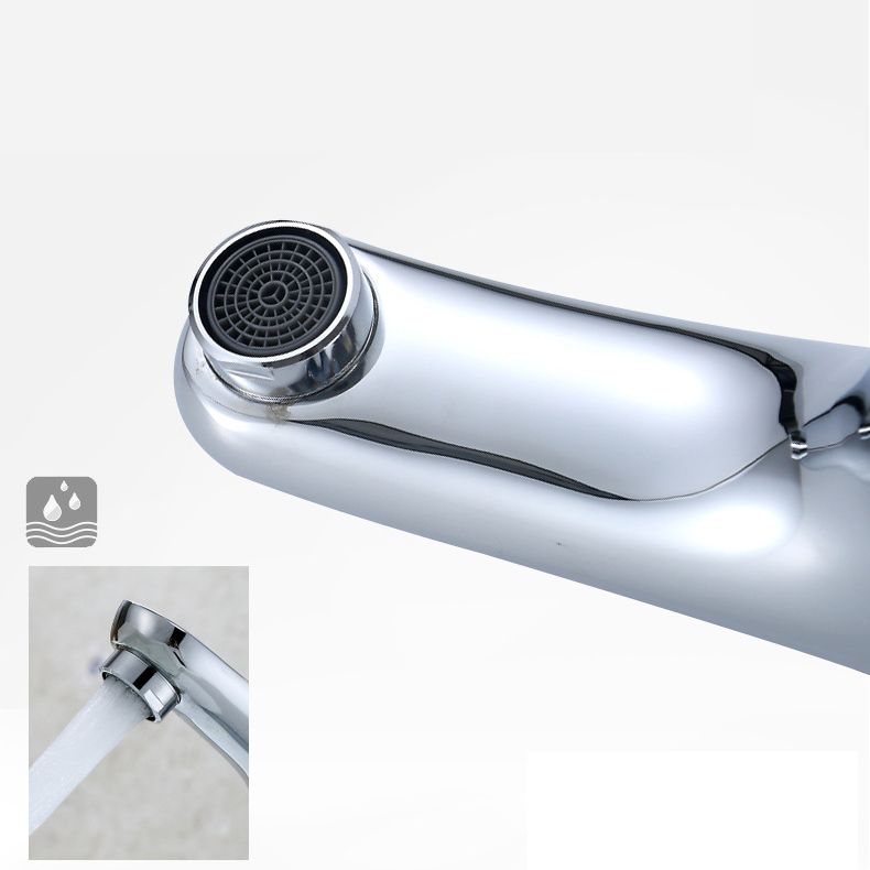 BowLift | Modern Sink Faucet Monochrome Brass Sink Faucet for the Bathroom