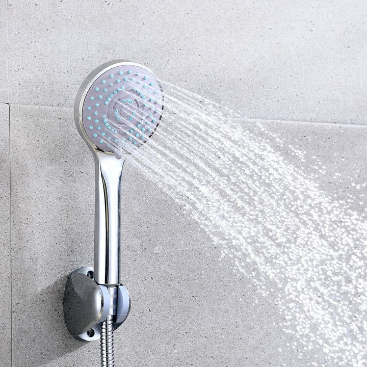 BowLift | Metal chrome handheld shower Modern rain showerhead