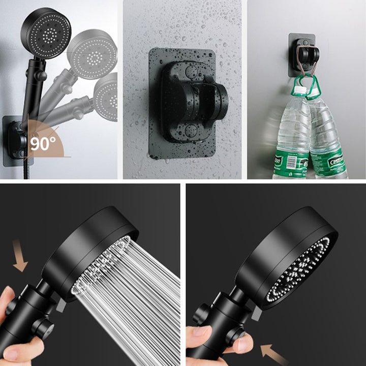 BowLift | Adjustable Water Flow Shower Head Combination 5 Spray Patterns Hand Shower