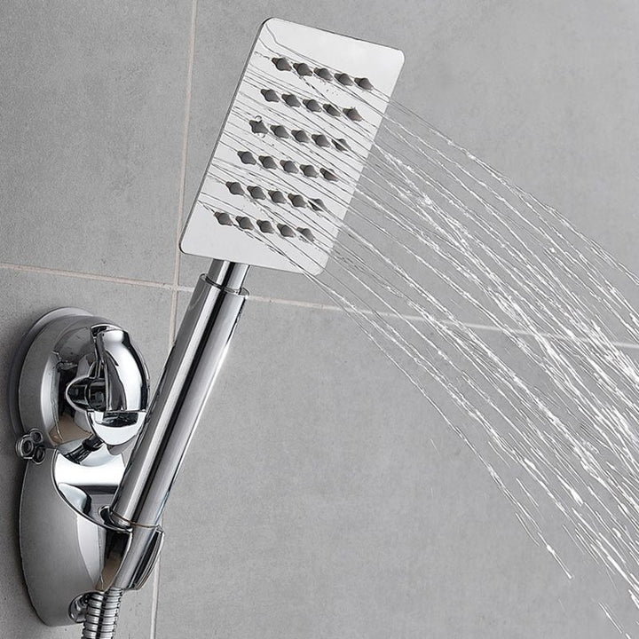 BowLift | Square Metal Double Shower Heads Modern Shower with Shower Hose