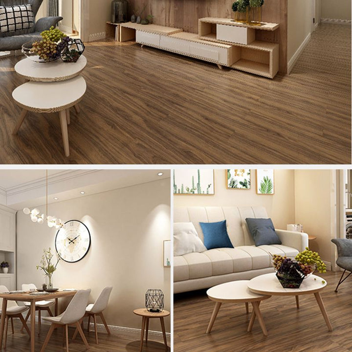 BowLift | Square Edge Vinyl Floor Living Rooms PVC Flooring with Peel & Stick